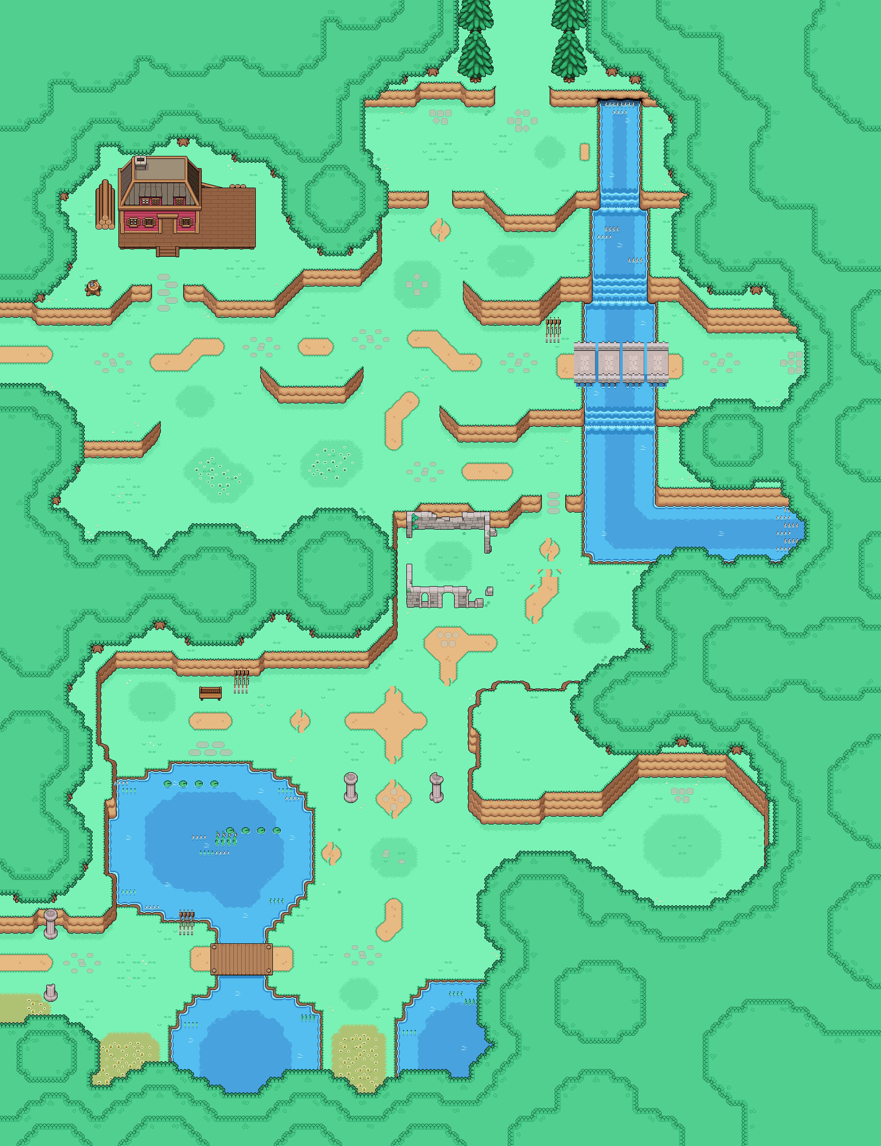 Map of The Eastern Road